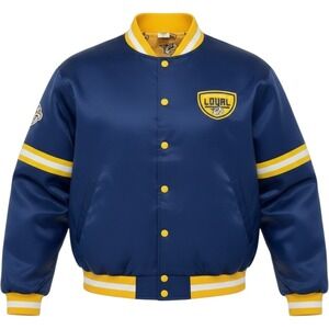 Nashville Predators Smashville Loyal Bomber Jacket‎ Mens Medium Navy Blue Gold